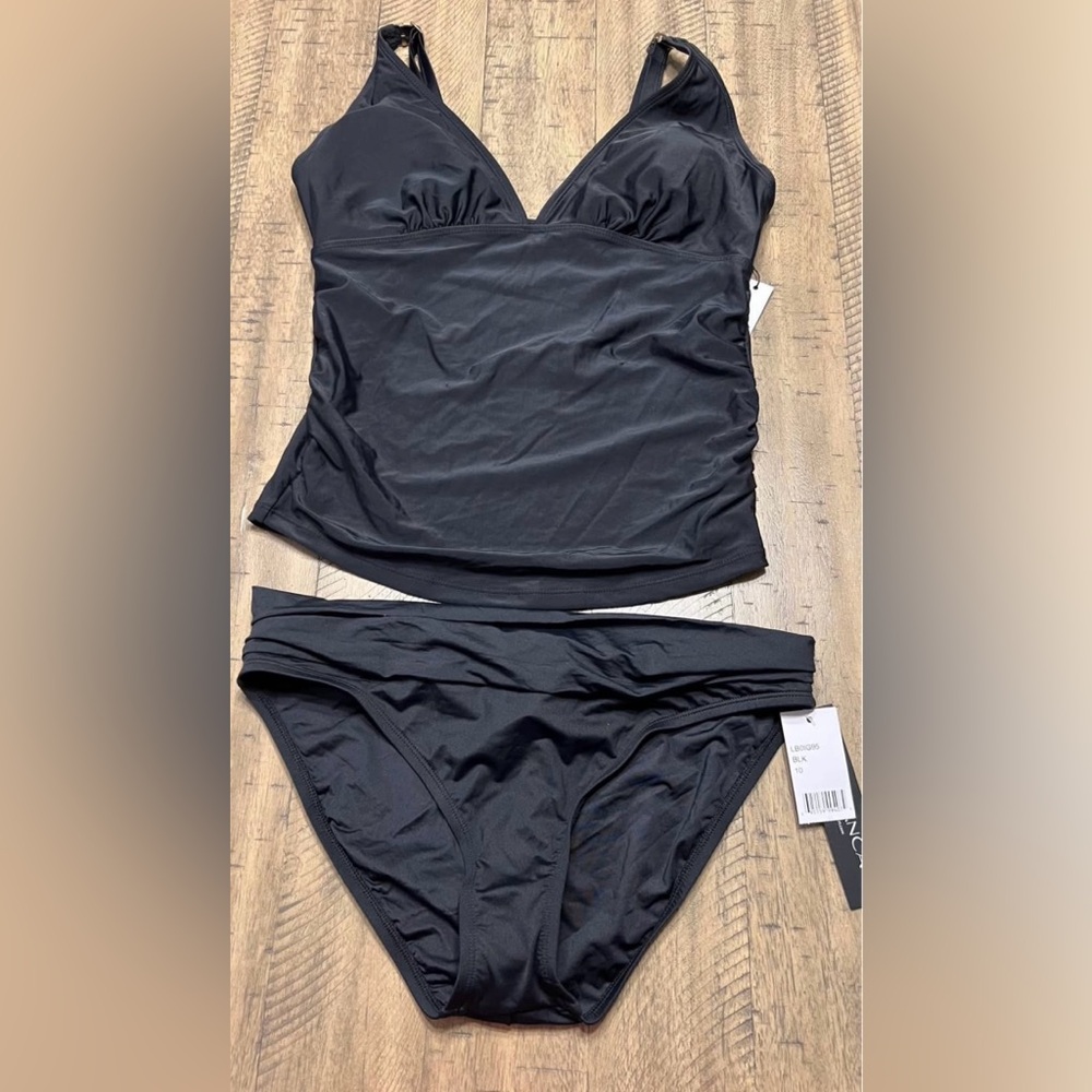 NWT Black  Swimsuit Set